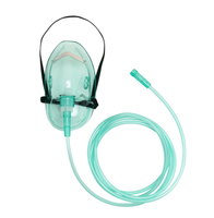 Wegwerpzuurstofmasker, medisch zuurstofmasker, ademend zuurstofmasker