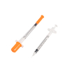 Wegwerp-insulinespuit met vaste steriele individuele verpakking van 0,3 ml/0,5 ml/1 ml CE-goedgekeurd