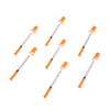 Wegwerp-insulinespuit met vaste steriele individuele verpakking van 0,3 ml/0,5 ml/1 ml CE-goedgekeurd