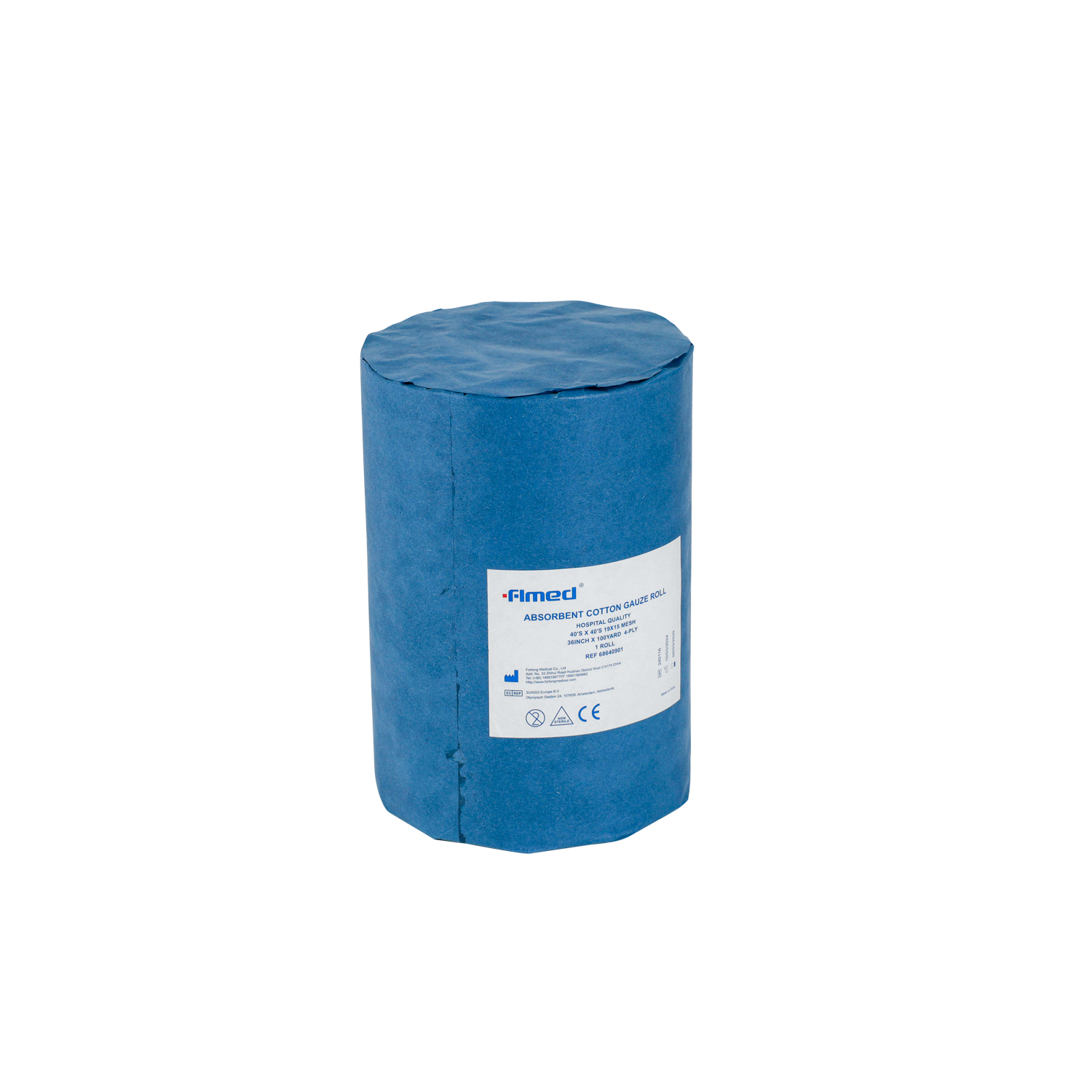 Absorberende gaasrol 36 inch * 100 yards 4-laags medische gaasrol absorberende gaasrol