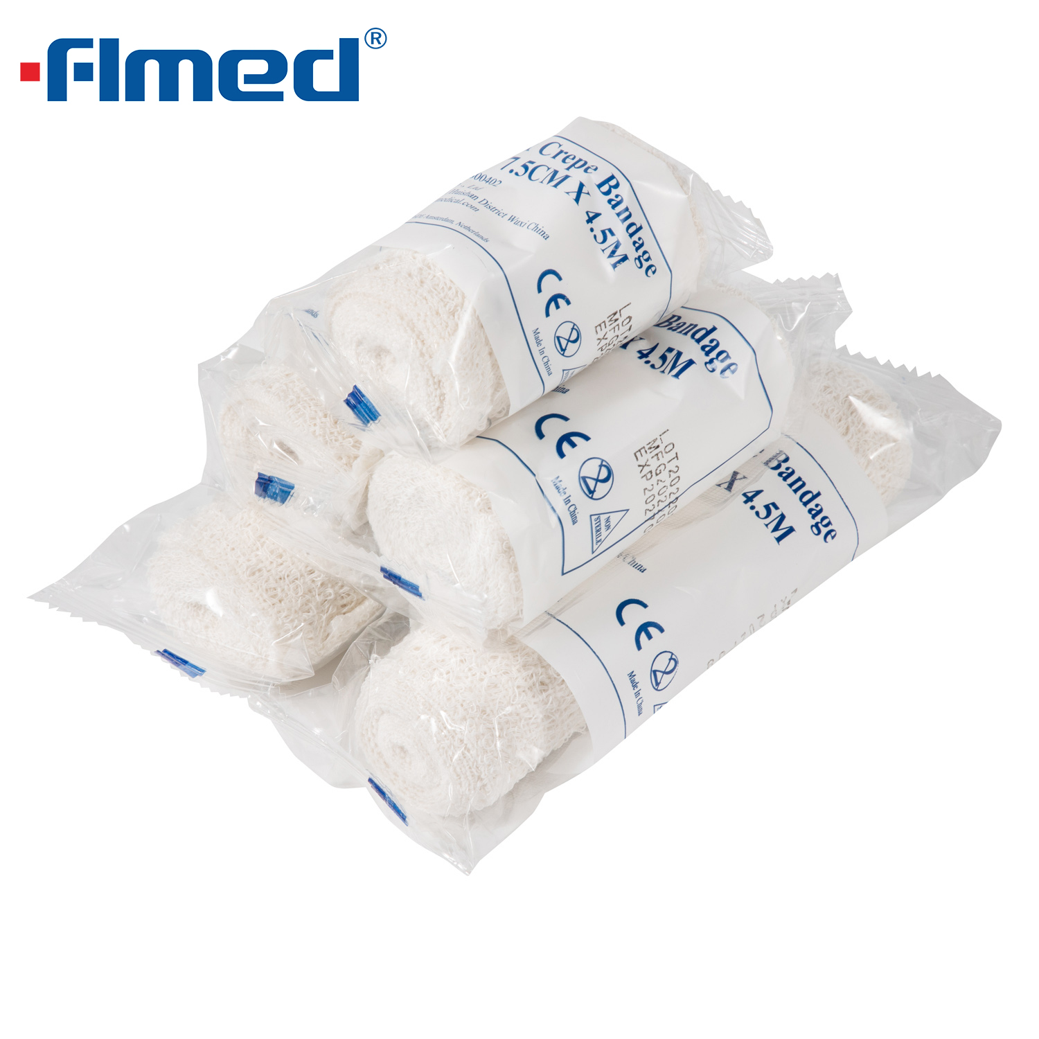 HospiCrepe Elastisch Crêpeverband Elastische steunverbanden