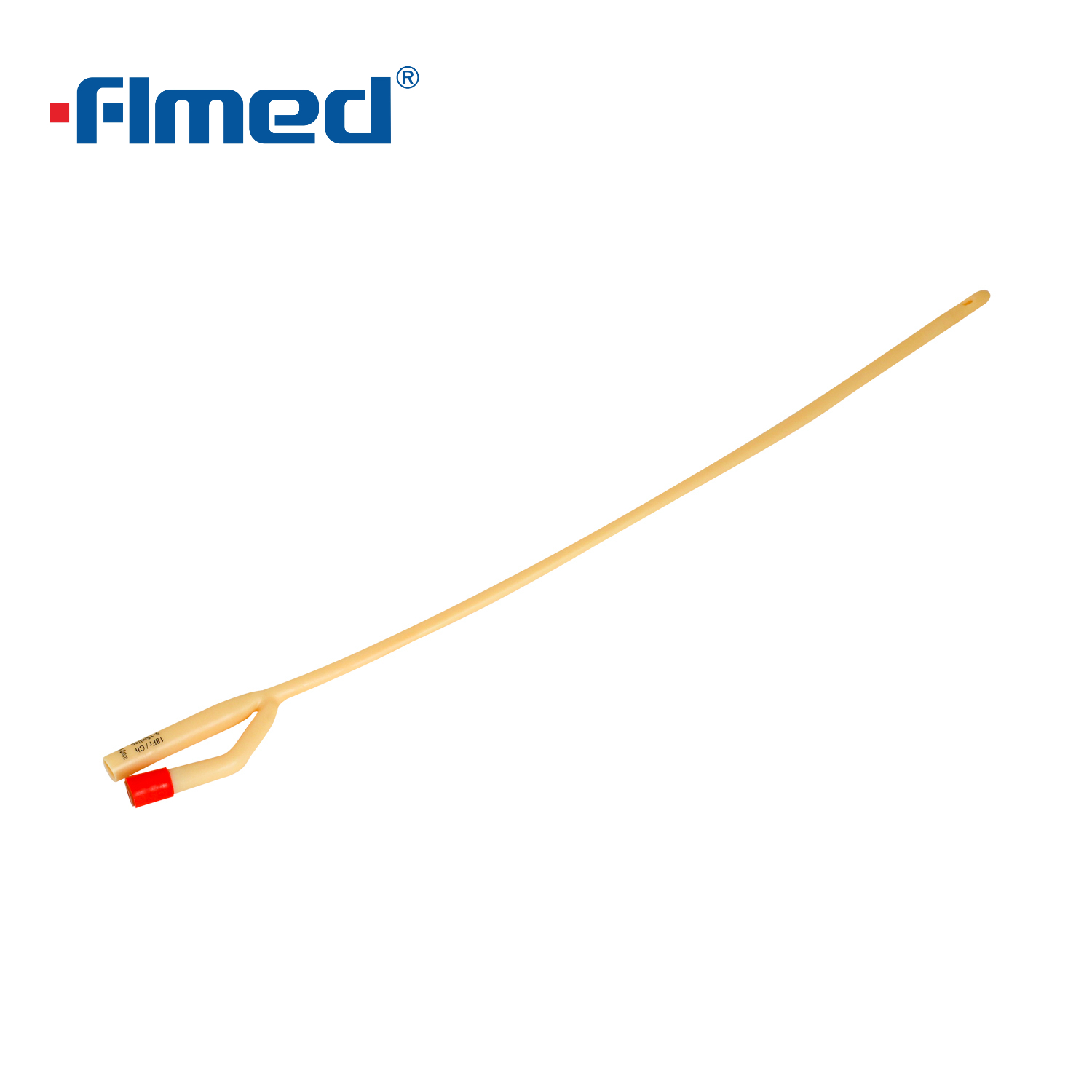 3-weg standaard Foley-katheter met latex-siliconencoating