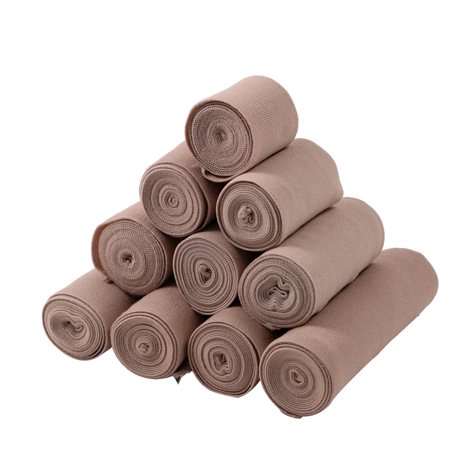 Ademend premium hoogelastisch compressieverband, voor gebruik in de medische zorg Rubberen hoogelastische verbandrol