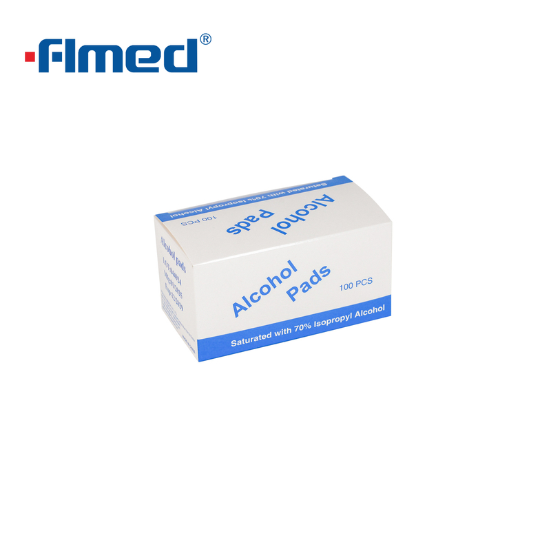 Wegwerpbare steriele alcoholvoorbereidingspads 3 cm x 3 cm 
