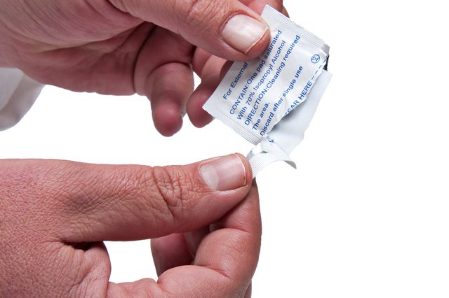 Gebruik wattenstaafjes