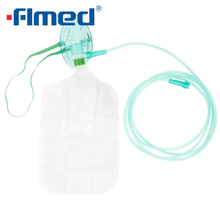 Zuurstofmasker met reservoir en slang (volwassenen)