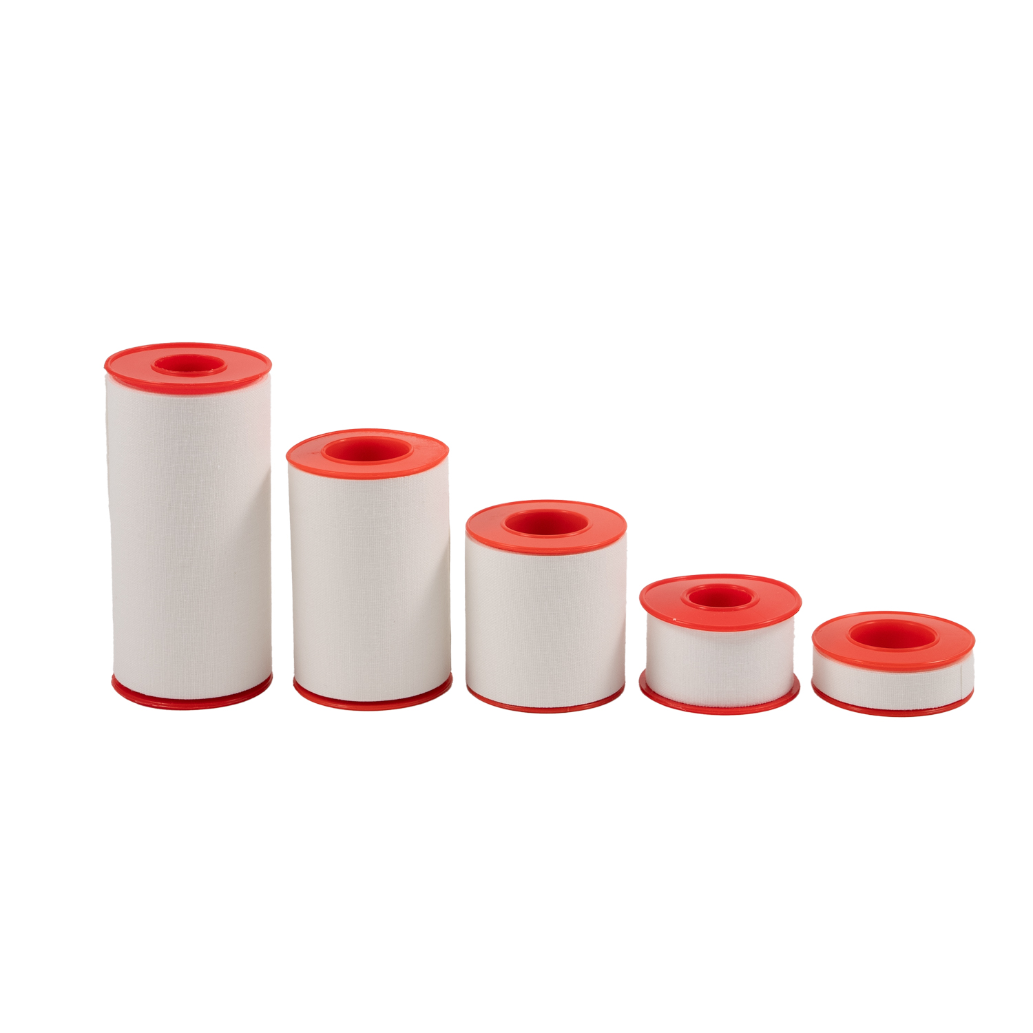 Zinkoxidepleistertape met plastic omhulsel