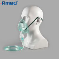 Wegwerpspuitbusmasker met slang van 2,3 meter en medicijnpotje