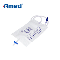 Medische urine-opvangzak met anti-refluxapparaat 2000 ml