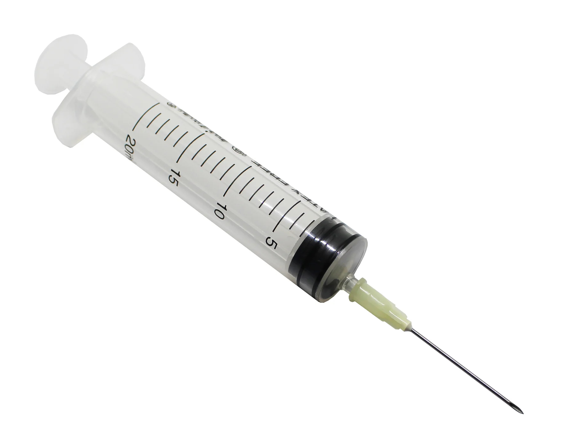 Inclusief spuit van 20 ml met injectienaald van 19 g