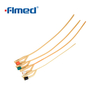 3-weg standaard Foley-katheter met latex-siliconencoating